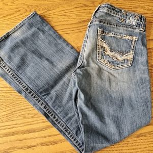 Big Star Maddie mid rise boot cut jeans. Size 32